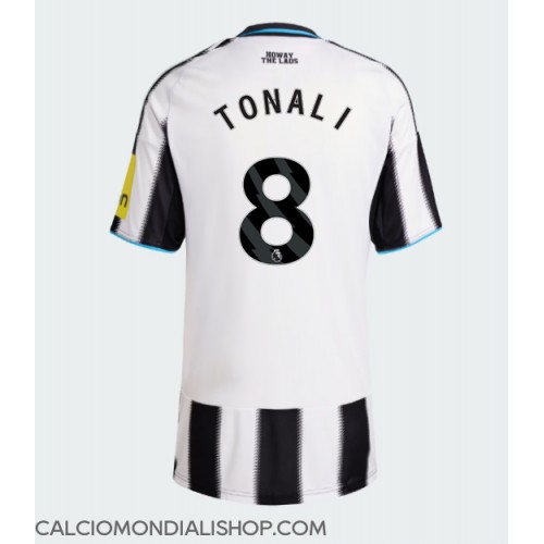 Maglie da calcio Newcastle United Sandro Tonali #8 Prima Maglia Femminile 2025-26 Manica Corta